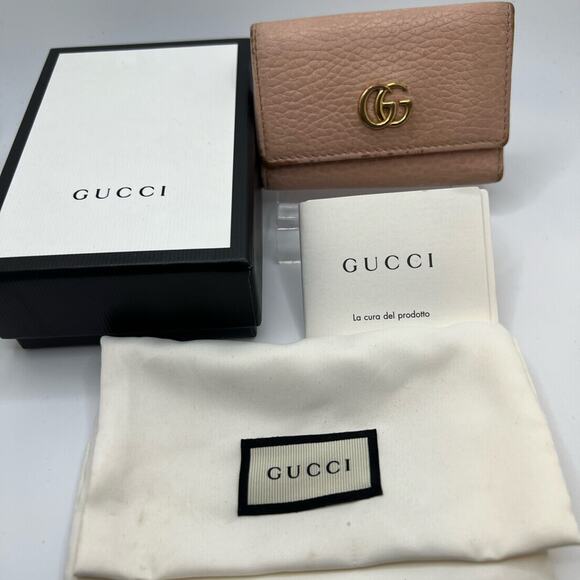 Preowned Gucci Blush Pink Key Cles - Picture 1 of 15